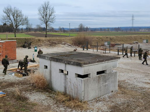 Der Sprenggarten der Bauinstandsetzungseinrichtung Münchsmünster.